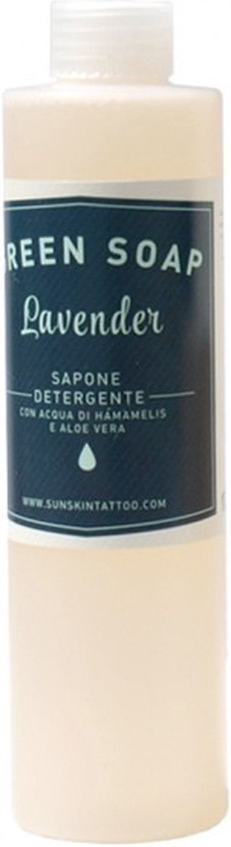 Sunskin Lavender Green Soap 250ml | Tattoo, PMU. Microblading Zeep | PMU | Microblading | Permanente Make-Up | Browmapping