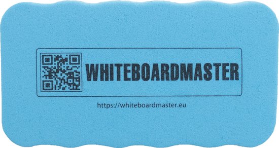 Foto: Whiteboardmaster magnetische whiteboard wisser voor droog uitwisbare inkt