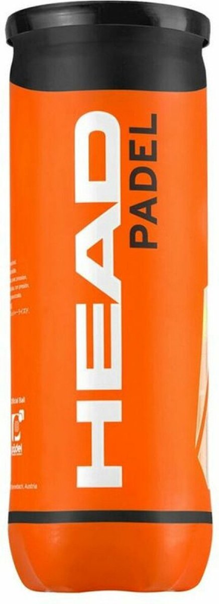 Head Padel 3-tube Padelballen Geel