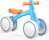 Suotu Loopfiets - Jongens en Meisjes - Speelgoed 1 jaar t/m 3 jaar - Certified Speelgoed - Blauw