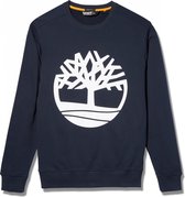 Sweatshirt Heren 3XL Timberland Ronde hals Lange mouw Dark Sapphire / White 80% Katoen, 20% Polyester
