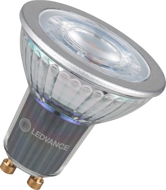 Ledvance Superior LED Spot Reflector GU10 PAR16 9.5W 575lm 36D - 927 Zeer Warm Wit | Beste Kleurweergave - Dimbaar - Vervangt 80W