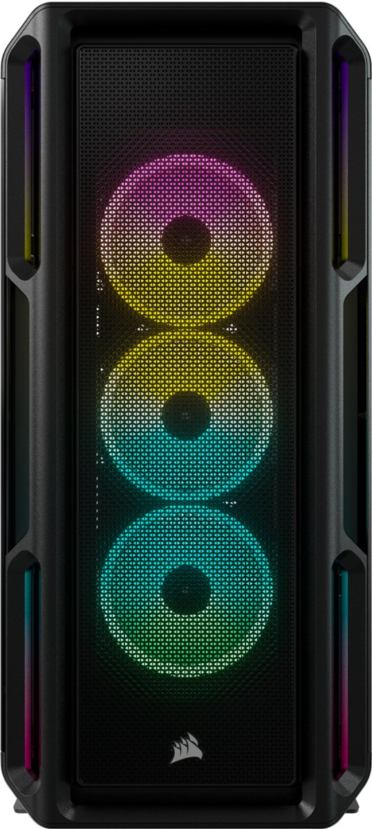 Corsair 5000T RGB TG - Midtowermodel - ATX - USB/Audio - gehard glas - zwart