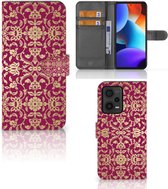 Telefoonhoesje met foto Xiaomi Redmi Note 12 Pro Plus Bookcase Cadeautips Barok Pink