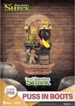 Beast Kingdom Toys Shrek Beeld/figuur D-Stage PVC Diorama Puss In Boots 15 cm Multicolours