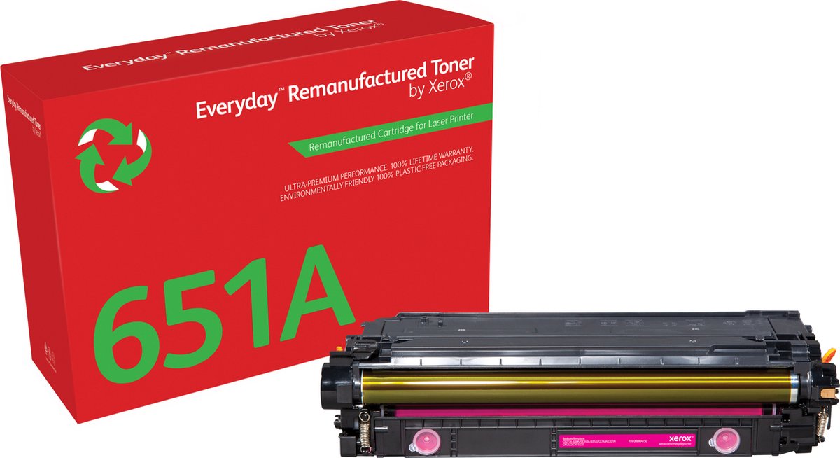 Xerox Toner vervangt HP 651A/ 650A/ 307A (CE343A/CE273A/CE743A) Compatibel Magenta 16000 bladzijden Everyday 006R04150