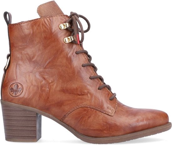 Rieker Veterschoenen Hak Veterschoenen Hak - cognac - Maat 37