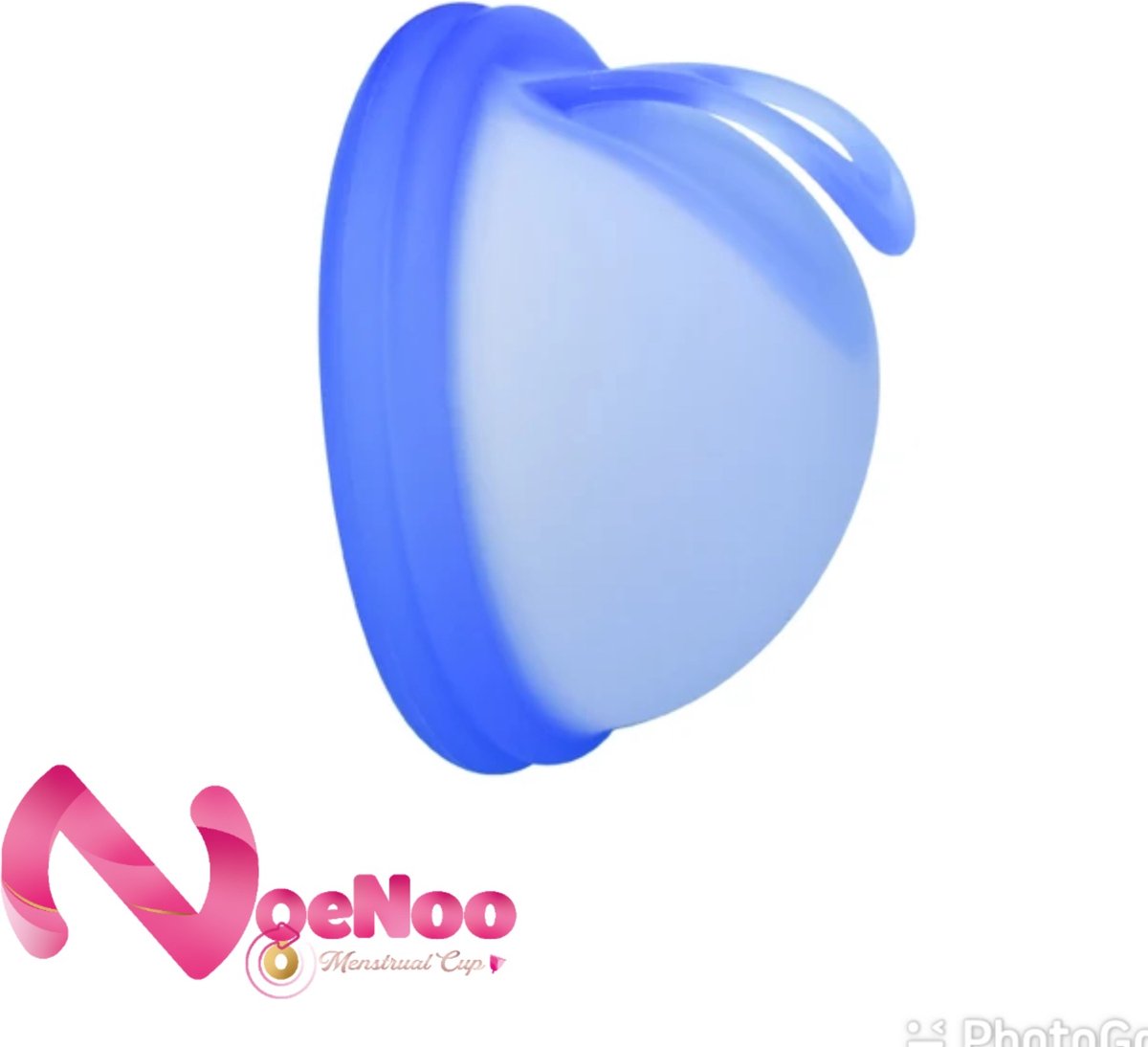 Goedkoopste Noenoo | Herbruikbare Menstruatie disc met uithaalring | Blauw L