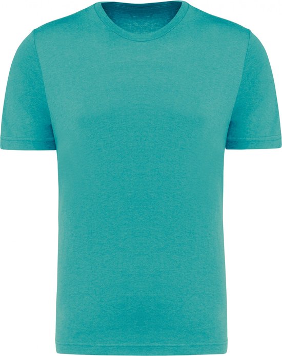 SportT-shirt Heren XS Proact Ronde hals Korte mouw Turquoise Blue Heather 50% Polyester, 25% Katoen, 25% Viscose