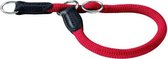 Hunter halsband voor hond freestyle met stop rood 50 cmx10 mm