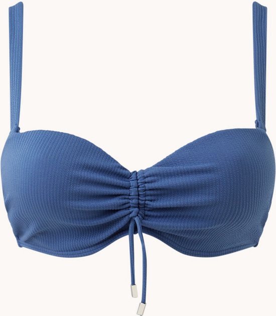 Beachlife Bikinitop - Knitted Blue - Maat 36C