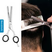 PROMO ! Beautytools GOLD LINE Ciseaux de coiffure professionnels droitier SET - Ciseaux à cheveux PerfectCut + Ciseaux amincissants pour cheveux épais (RS-0999) RLS