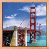 Educo Kinderpuzzel Educatief Speelgoed 'Golden Gate Bridge' - 40x40cm - 36 stukjes fotopuzzel - Educatieve puzzel voor kinderen - Legpuzzel - Puzzel voor kinderen - Vanaf 4 jaar