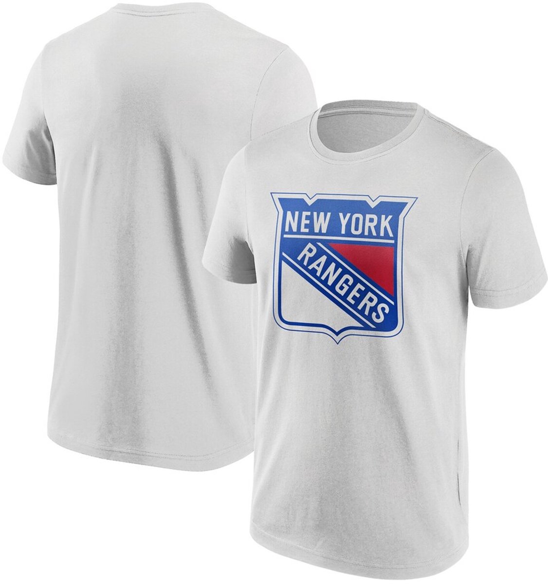 Fanatics Mid Essential T-shirt New York Rangers Wit Xs