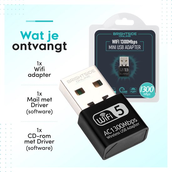 Connect shop: Adaptateur Usb wifi bluetooth 650Mbps- Vente en ligne