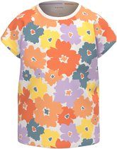 Name it t-shirt meisjes - multi - bloem - NKFvigga - maat 116