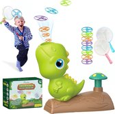 Huntex Dino Disc Launcher - Veilig Buitenspeelgoed in 3 Kleuren Verkrijgbaar - Ideaal voor Familieplezier Binnen & Buiten - Inclusief 8 Schijven - spelpakketten