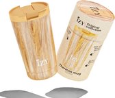Tasse isotherme IZY x Brown - Tasse à café à emporter - 350 ml - Gobelet en acier inoxydable - Mug de voyage - Tasse de voyage