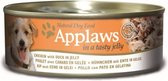 Applaws dog blik jelly chicken / duck hondenvoer 156 gr