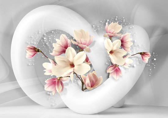 Papier peint photo Polaire | 3D, conception | Gris | 368x254cm (lxh)