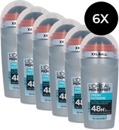 L'Oréal Men Expert Fresh Extreme Deo Roller - 6 x 50 ml