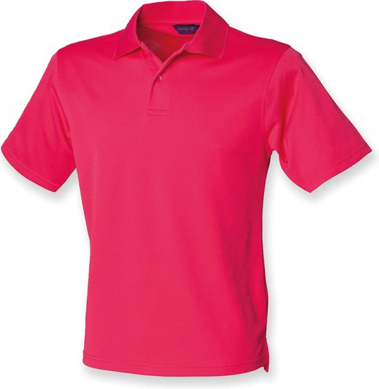 Men´s Coolplus® Poloshirt 'Henbury' Bright Pink - 3XL