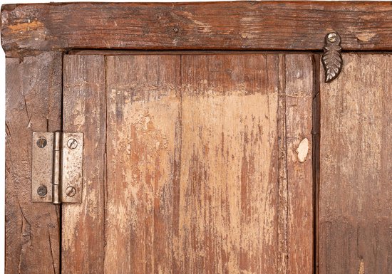 Fenêtre de grange à barreaux fer forgé/rouille style antique