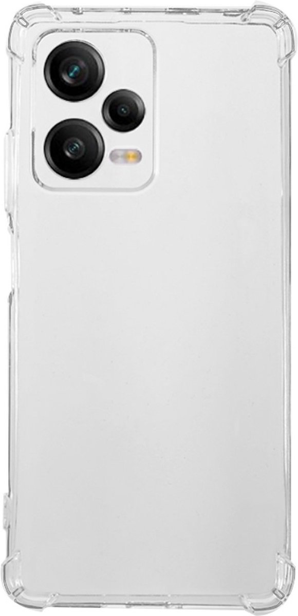 Anti-shock Back Cover voor de Xiaomi Redmi Note 12 Pro Plus Transparant