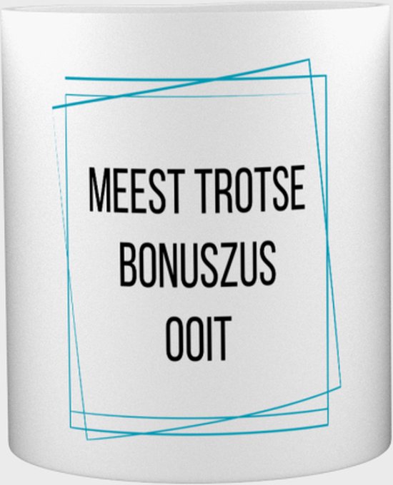 Akyol - tasse à café la plus fière sœur bonus de tous les temps - tasse à thé - sœur - sœur bonus fière - cadeau d'anniversaire - anniversaire - cadeau - cadeau pour sœur - articles sœur - cadeau - cadeau - cadeau - contenu 350 ML