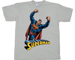 Superman Flying T-Shirt - X-Large - Khaki