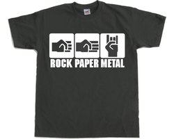 Rock-Paper-Metal - X-Large - Grijs