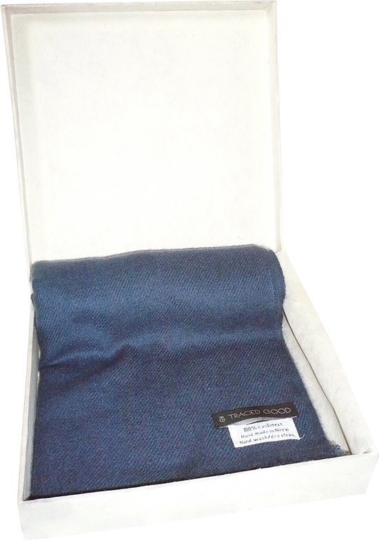 Cashmere shawl BALTIMORE Basic Thin Black
