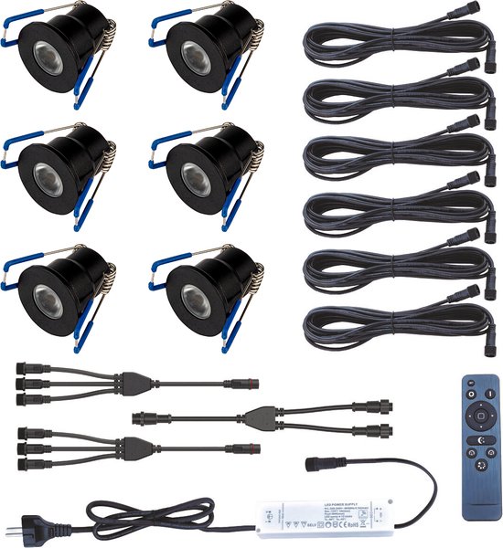 Xelloo 12 Volt Gartenleuchte Set Cas Medium - 3 Stück - Designarmaturen