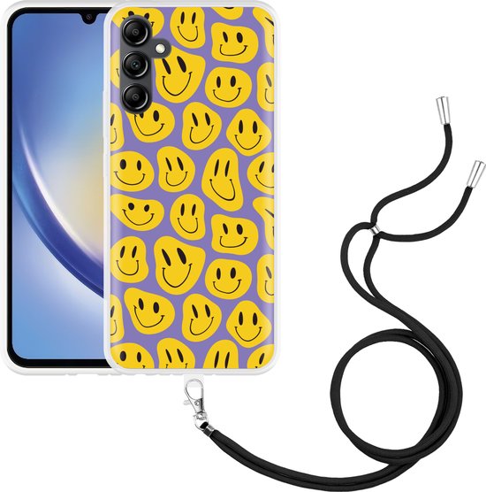 iMoshion Coque Design avec cordon pour Samsung Galaxy A34 (5G