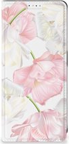 Stand Case Hoesje Cadeau voor Mama OnePlus Nord CE 3 Lite Smart Cover Mooie Bloemen