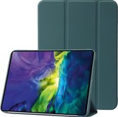 Mobigear Tablethoes geschikt voor Apple iPad 10 (2022) Hoes | Mobigear Tri-Fold Gel Bookcase - Groen