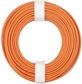Donau Elektronik 150-017 Fil de câblage 1 x 0.50 mm² orange 10 m