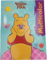 Kleurboek Winnie the pooh - Multicolor - 21 x 39,5 cm