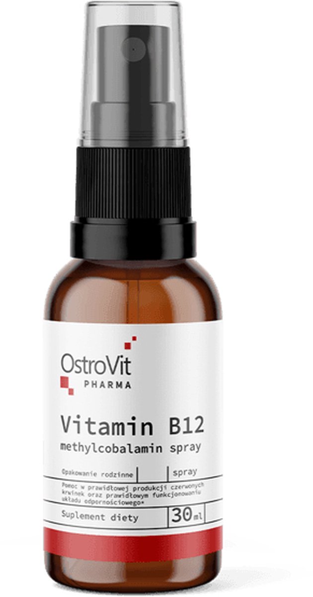 Vitaminen - OstroVit Pharma Vitamine B12 Methylocobalamine spray 30 ml