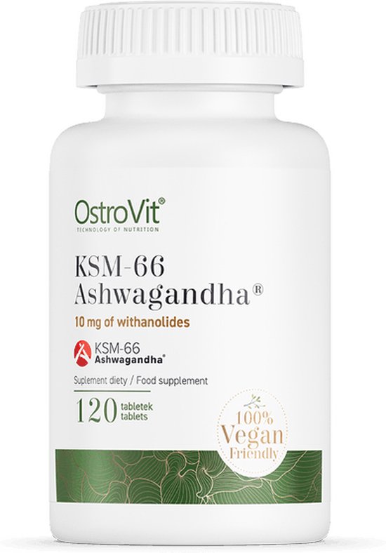 Superfoods - OstroVit KSM-66 Ashwagandha 120 tabletten