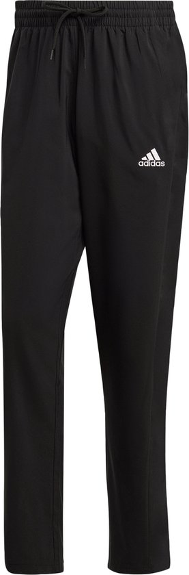 adidas Sportswear AEROREADY Essentials Stanford Open Hem Brodé Petit Logo Pantalon - Homme - Zwart - XL