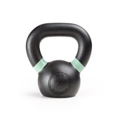 Zeuz Kettlebell 4 KG - Poids pour Fitness & CrossFit - Entraînement en Condition Physique & Renforcement Musculaire - Fonte - Vert Clair
