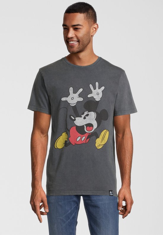 Recovered Disney Mickey Mouse Paniek T-Shirt