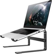 MMOBIEL Laptop Standaard Hoog – Laptop Stand 10 tot 18 inch – Geventileerde Laptop Houder Universeel – Laptop Verhoger voor MacBook, Notebook, ASUS en meer – Incl. Gereedschap – Zwart Aluminium