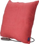 Invitalis VitalyMed Soft Plus in het roze en grijs. Dit vernieuwde en unieke massagekussen met infrarood en memory foam geeft geweldige shiatsu massage. Diverse kleuren, 5 jaar garantie, afstandsbediening, rug- nek- schouder- been- en voetmassage