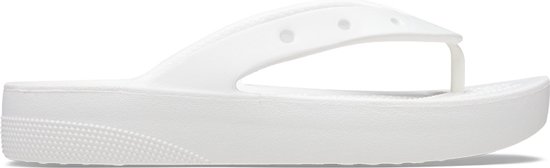 Crocs Classic Platform Flip W White Slippers Dames