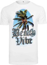 Mister Tee - Beach Vibe Heren T-shirt - XXL - Wit