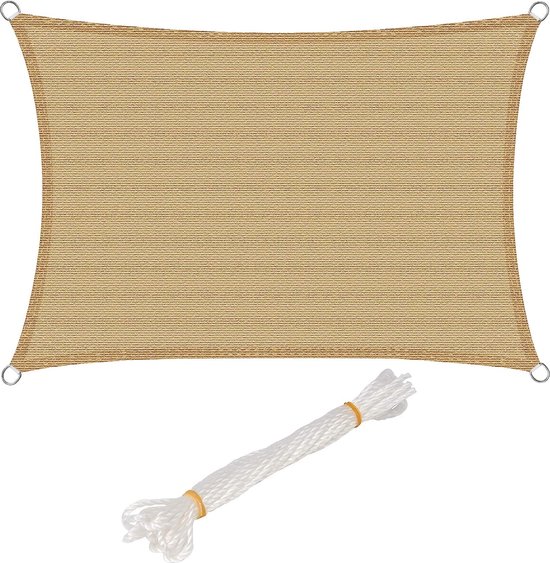 Zonnedoek Antraciet HDPE 95% UV | Tweedekansje | OP=OP