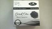 Natuurlijke plantaardige black sesame zeep en shampoo bar met olijfolie 160 g