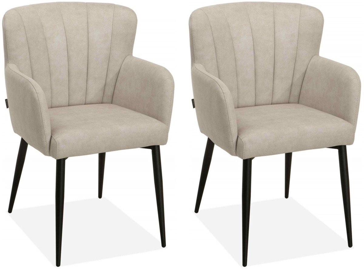 MX Sofa - Eetkamerstoel Pedri - Sand (set van 2 stuks)